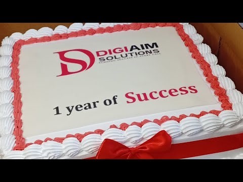Corporate logo cake. Edible picture cake