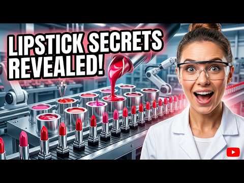 Inside a Lipstick Factory – How Lipstick Is Really Made Step by Step