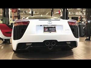Lexus LFA Cold Start and REV!