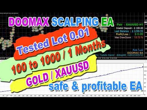 DOOMAX - VERY SAFE AND PROFITABLE EA FOR XAUUSD