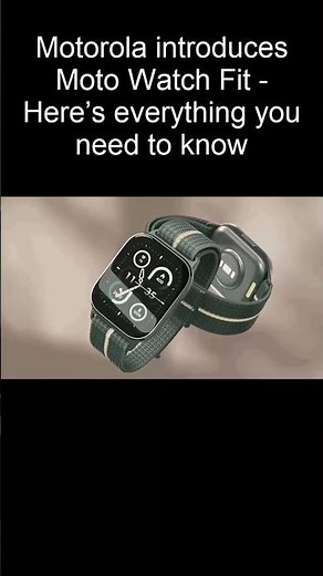 Moto Watch Fit Is HERE — The Smartwatch That Lasts 16 DAYS?!