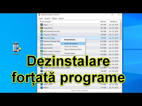 Dezinstalarea forțată a programelor cu Geek Uninstaller