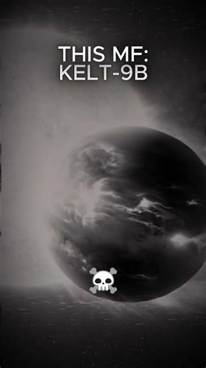 The Hottest Planet Known to Man 🔥 #space #science #astronomy #phonk