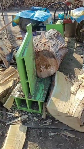 Revolutionize Wood Splitting with 50-Ton Commercial Hydraulic Powerhouse