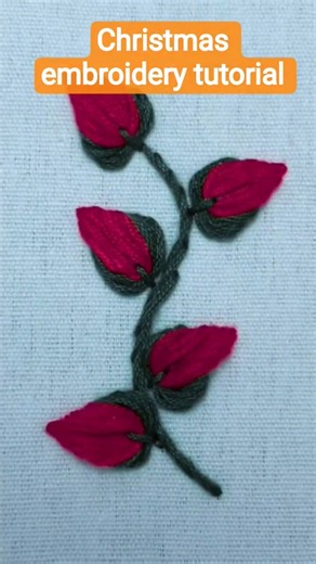 beautiful Christmas embroidery ideas tutorial #embroidery #embroiderytutorial