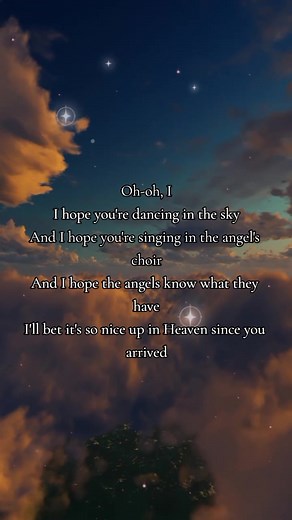 Dancing in the Sky Lyrics Video with Angels in Heaven Theme
