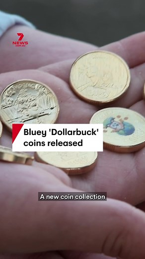 "Dollarbucks" are now available at Australia Post. The $2 coins featur... | bluey