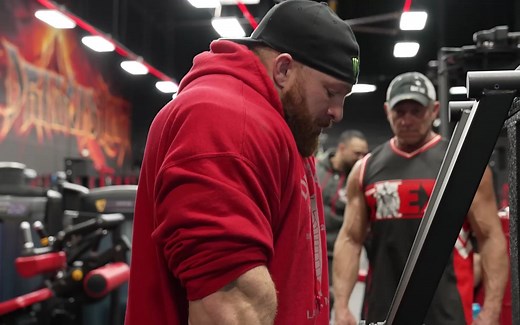 刘易斯肩部训练Andrew Jacked & Flex Lewis CRUSH Shoulder Workout