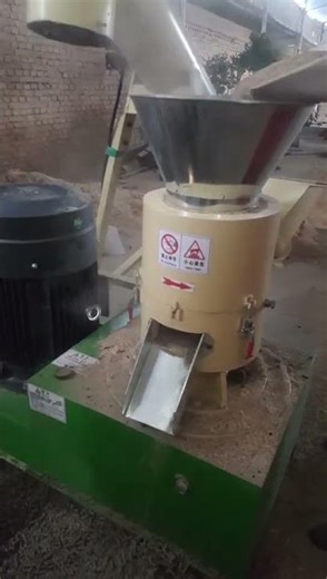 Flat Die Biomass Pellt Machine Working Video Show Small Wood Pellet Mill