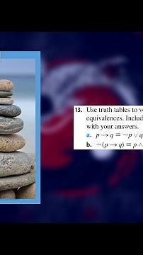 (2.2.13) Verifying Logical Equivalence of Statements Using Truth Tables