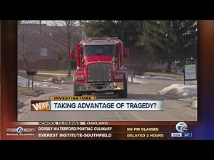 Towing company taking advantage of tragedy?