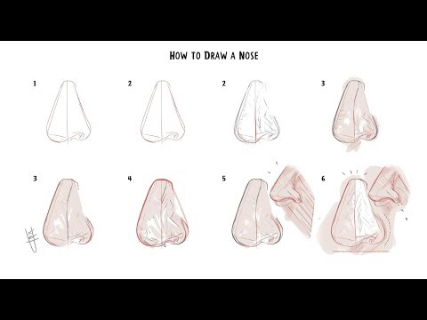 "How to Draw a Nose Step by Step |Easy Nose Drawing Tutorial ✏️👃|easy drawing| drawing for beginners