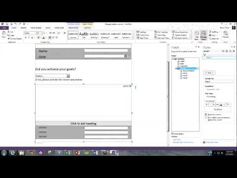 Hidden Section in InfoPath Forms
