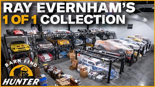 NASCAR Hall of Famer Ray Evernham shows Tom his incredible collection of motorsport relics, from IROC cars to NASCAR stockers to modified racers. He also has a few surprises up his sleeve that leave Tom speechless.⁣ ⁣ In collaboration with Consumer Cellular. Click here to watch the full episode: https://youtu.be/FyvDtjxOrzs. | Hagerty