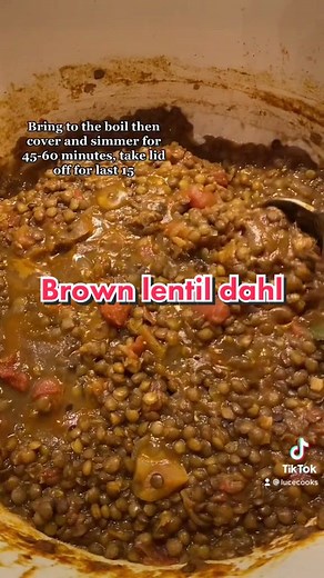 Easy Brown Lentil Dahl Recipe | Indian Dinner Recipes