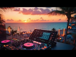Tropical House Party DJ Mix Live From a Chill Sunset Beach Overlooking the Ocean