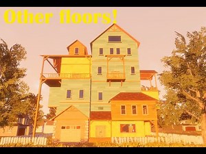 visiting THE THIRD FLOOR in HN Alpha 1! | Hello Neighbor Alpha 1 Extended Gameplay 1