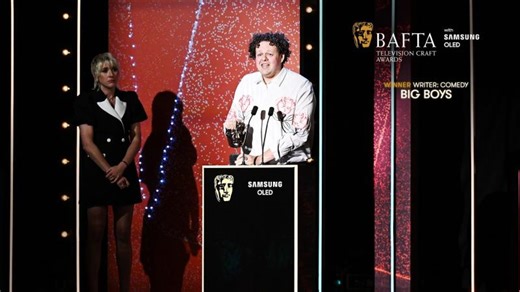 Jack Rooke wins the Writer: Comedy BAFTA for Big Boys | BAFTA TV Craft Awards | Laura Burch