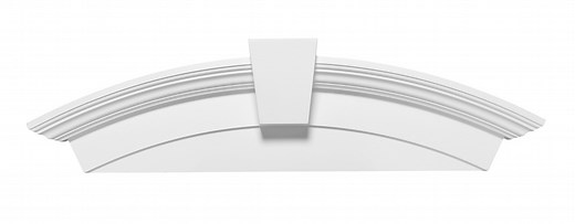 9" Crosshead Arch with Keystone