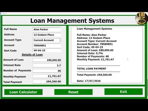 How to Create a Loan Calculator in Excel VBA Using UserForms - Full Tutorial