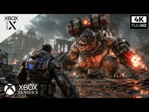 GEARS OF WAR 5 INVASION DAY MISSION LOOKS ABSOLUTELY AMAZING | Ultra Realistic Graphics Gameplay 4K