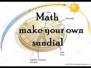 Math - make your own sundial