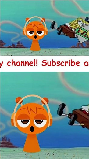 Squidward Kicks Out Oren Orange Sprunki Animated Series Of His House #shorts