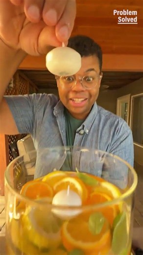 How to make DIY floating candles that repel bugs