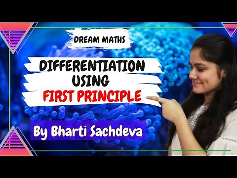Introduction to differentiation by first principle|Dream Maths