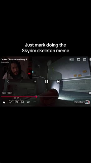 Markiplier's Unexpected Iron Lung Reaction in Skyrim Meme