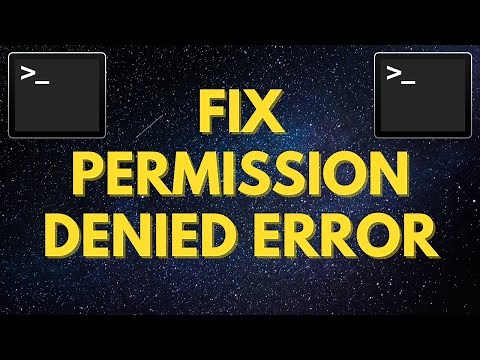 How to fix Permission Denied Error in the Terminal and Command Prompt