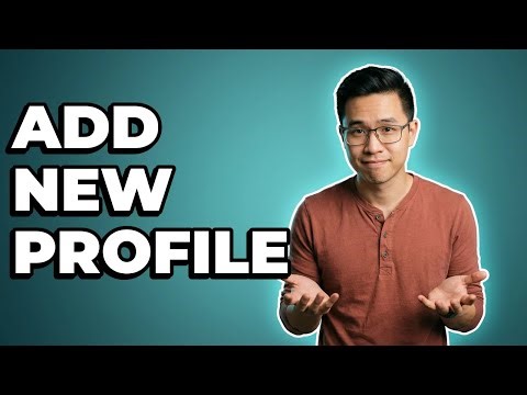 How Do I Add a New User Profile to My PC?