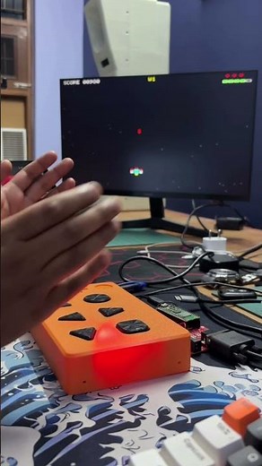 I made a custom game for my custom game console!
