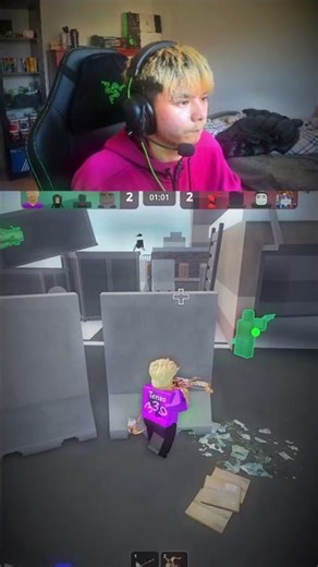 200 IQ Play #roblox #mvsd #murderersvssheriffsduels #streamer #pro