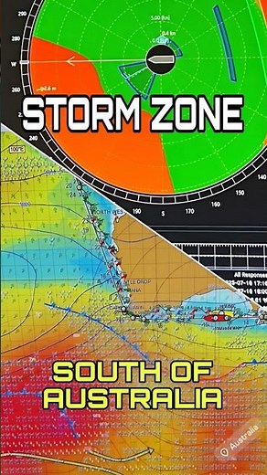STORM AT SEA | Container Ship in Heavy Weather South of Australia