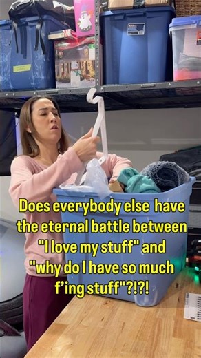 I’m conflicted 😂 #horder #stuff #garage