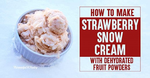 Strawberry Snow Ice Cream