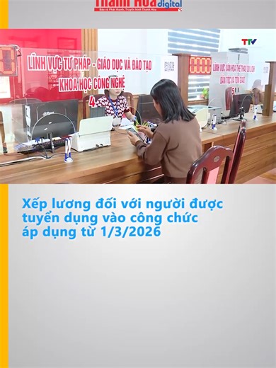 Hướng dẫn xếp lương công chức từ 1/3/2026
