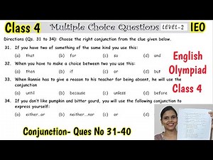 Olympiad Exam For Class 4 English 2023 | English Olympiad Mock Test for Class 4 | IEO Class 4