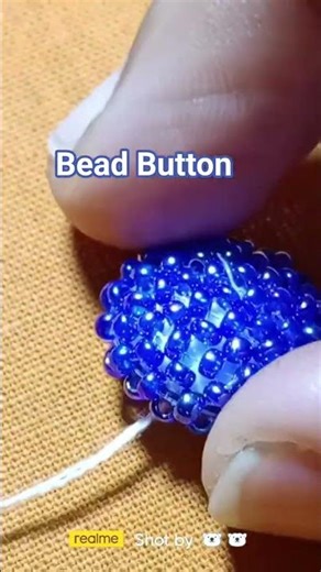 let's stitch out the bead button in a proper way #tailoring #stitching #sewing