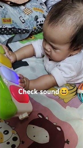 Baby G check sound 🤣🤏
