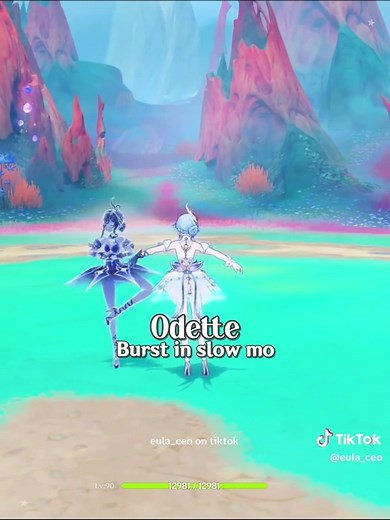 Best Genshin Burst Animation: Snezhnaya 5 Star Eula Odette