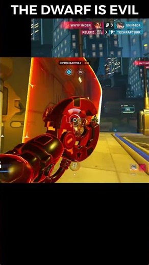 THE DWARF IS EVIL in Overwatch 2... #overwatch2 #overwatch #ow2 #overwatchclips