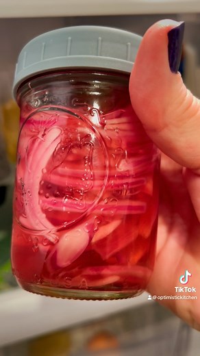 This is an all purpose pickling liquid recipe. You can add just about any herbs or spices to it to add flavor and you can use it to pickle just about anything from cucumbers to carrots to peaches. 😋#OptimisticKitchen #happyeating #makeyourkitchenyourhappyplace #recipe #FromScratch #HomeCooking #preserving #pickledonions #pickling #easyrecipe #easypickle ￼￼ | Optimistic Kitchen