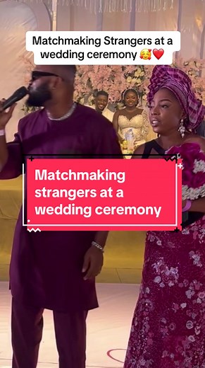Matchmaking Strangers at a Wedding Ceremony | Finding Love