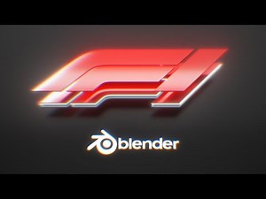 Logo Animations Ep.11 (Formula 1) - Blender Geometry Nodes Tutorial