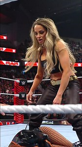 Pretty sure #TrishStratus isn’t actually sorry. #WWERaw | WWE
