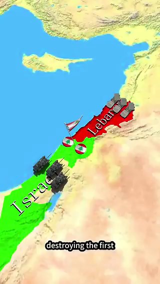 Israel vs. Hezbollah (visualized animation)