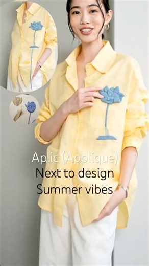 Design for Summer special with special Aplic(Applique) effect #treanding #viral_video #sewingstudio