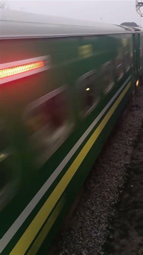 Green line with beautiful track sound passing Jhelum